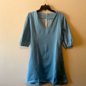 Denim colored dress